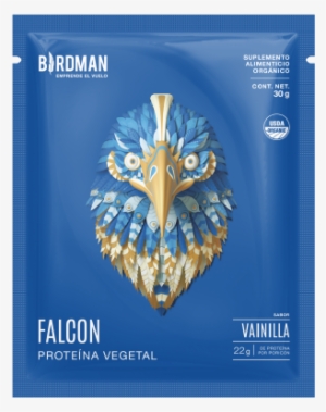 Birdman, Proteína Vegetal Vainilla, 30g - Graphic Design