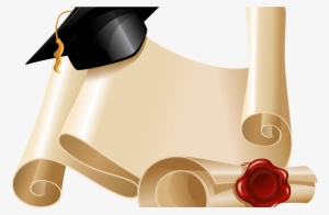 Diploma And Graduation Hat Png Clipart Picture Gallery - Graduation Hat Png