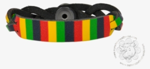 Rasta/black Braided - Bracelet