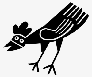 Vector Illustration Of Domesticated Fowl Hen Chicken