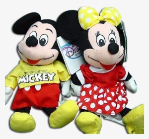 Mickey And Minnie Mouse Disney Store Plush Sets - Disney Store Plush Spirit Of Mickey Bean Bag Mickey