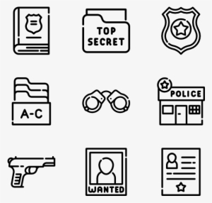 Police 40 Icons - Logistic Icons