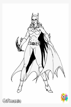 Tumblr Png Coloring Pages - Batgirl Silhouette