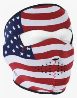 Usa Flag Stars And Stripes Neoprene Full Face Mask