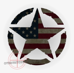 Invasion Star Full Color - Decal Star