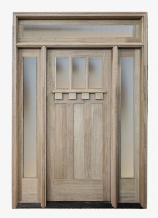 Craftsman Front Entry Door 36" X 8ft Solid Mahogany - Door