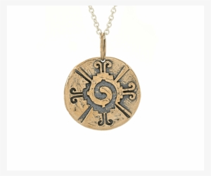 The Four Agreements Hunab-ku Galactic Butterfly Medallion - Necklace