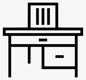 Office Desk Icon Png - Chair