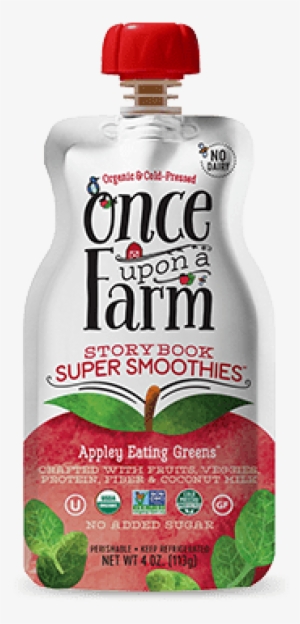 Appley Eating Greens Pouch - Once Upon A Farm Smoothies