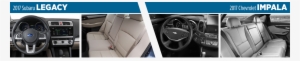 2017 Subaru Legacy Vs Chevrolet Impala Interior Styling - Subaru
