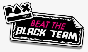 mysterious black team with a "beat the black team"