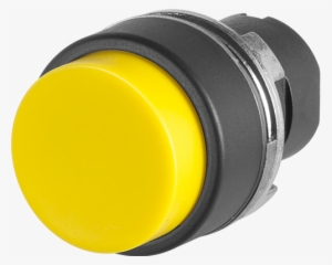 projecting push button yellow - push-button