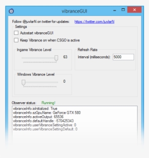 Vibrance Gui