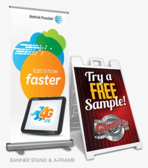 Banner Stand And A Frame Creative Services Agency Level - Creative Services