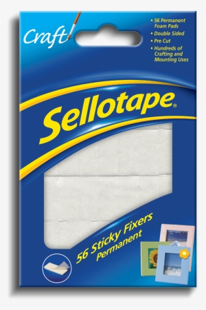 Sticky Fixers - Sellotape Permanent Double Sided Sticky Fixers Pack