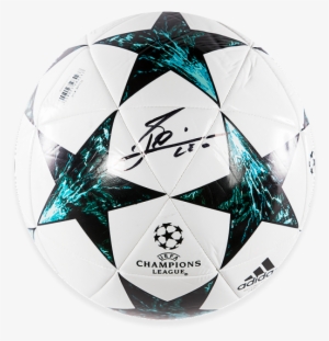 Lionel Messi Autographed Uefa Champions League Final - Uefa Champions League 2017 18 Ball Png