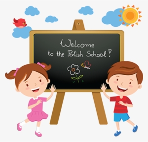 Kids School Background Png Download - Children School Board