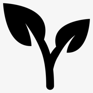 Leaves Of A Plant Comments - Plant Icon Black Png