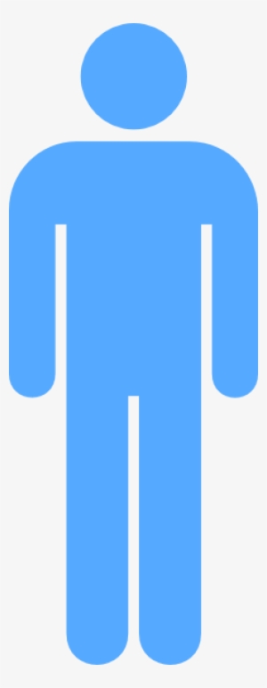 boys bathroom sign clipart blue