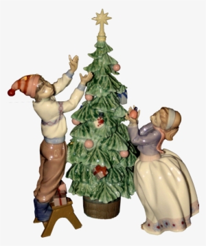 Christmas Tree Figurine - Christmas Tree Whitout Background