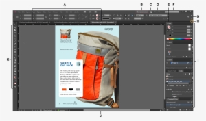 Default Indesign Workspace - Indesign Interface