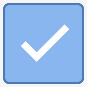 Blue Checkmark Png - Icon