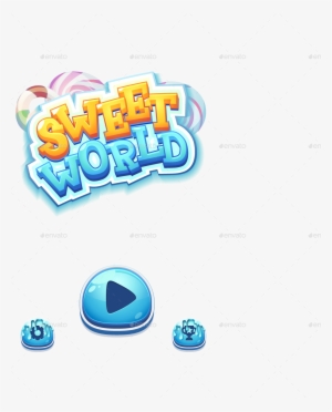 Png/sweet World Mobile Gui Boot Loading Screen For - Mobile Game Title Screen