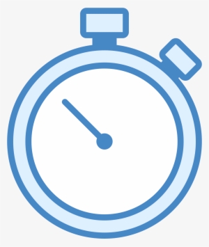 Stopwatch Icon - Blue Stopwatch Icon