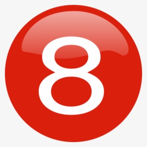 Number 8 Button Png Clip Art