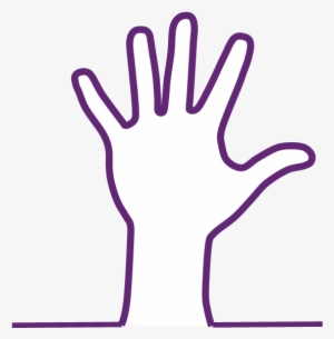 Hand Outline Small - Volunteer Hand