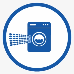 Blue Washing Machine Icon