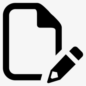 Edit File Icon - Edit File Icon Png