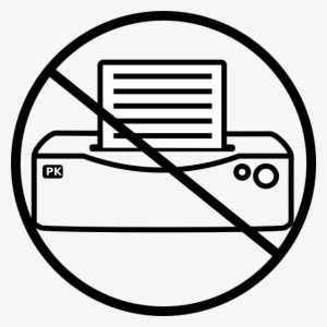 Free Vector No Printer Icon Clip Art - Broken Printer Clip Art