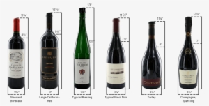When We Reference Bottle Capacity For Our Wine Cellars, - Wine Bottle Dimensions In Inches