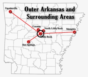 Map Of Arkansas Airports
