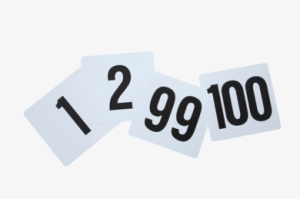 Plastic Table Marker Number Cards For Banquets