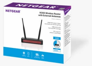 Netgear N300 Wi-fi Router With High Power 5dbi External