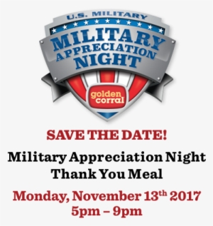 Thank You For Helping Golden Corral Suport The Disabled - Golden Corral Veterans Day Meal 2017