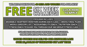 United Fitness - Six Week Challenge