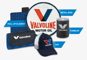 Or $10 Off Any Valvoline Oil Change - Valvoline Motor Oil Embossed Tin Road Sign
