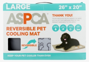Bow Wow Pet Aspca Solid Reversible Cooling Mat 30x24-gray