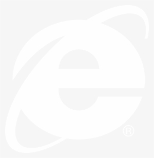 Internet Explorer 2 Logo Black And White - Crowne Plaza White Logo