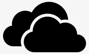 There Are Two Fluffy Clouds Overlapping One Another - Office 365 Onedrive Logo