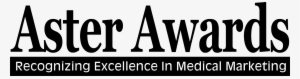 Gold Aster Award - Aster Awards Logo Png