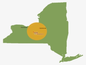Map Of Ny - New York State Orange