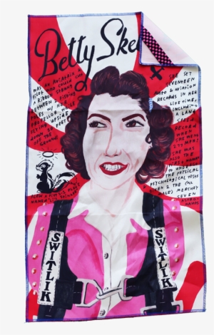 Betty Skelton Tea Towel Betty Skelton Tea Towel - Poster