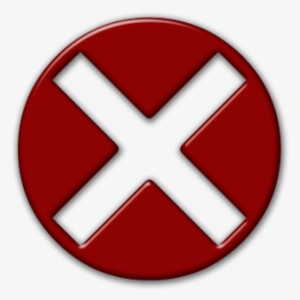 Red X Png Gallery For > Red X Icon Png - Account Not In Use