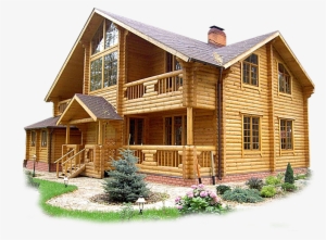 House From The Outside Png Image - Log House Transparent Background