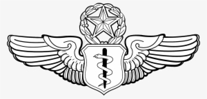 Usaf Command Flight Surgeon Badge-historical - Rpa Sensor Operator Wings