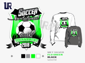 Print 2018 Soccer Invitational Tournament Tshirt Vector - Splash T Shirt Vector